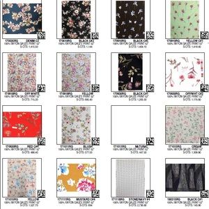 Prints Fabric - $.50 per yard- close out